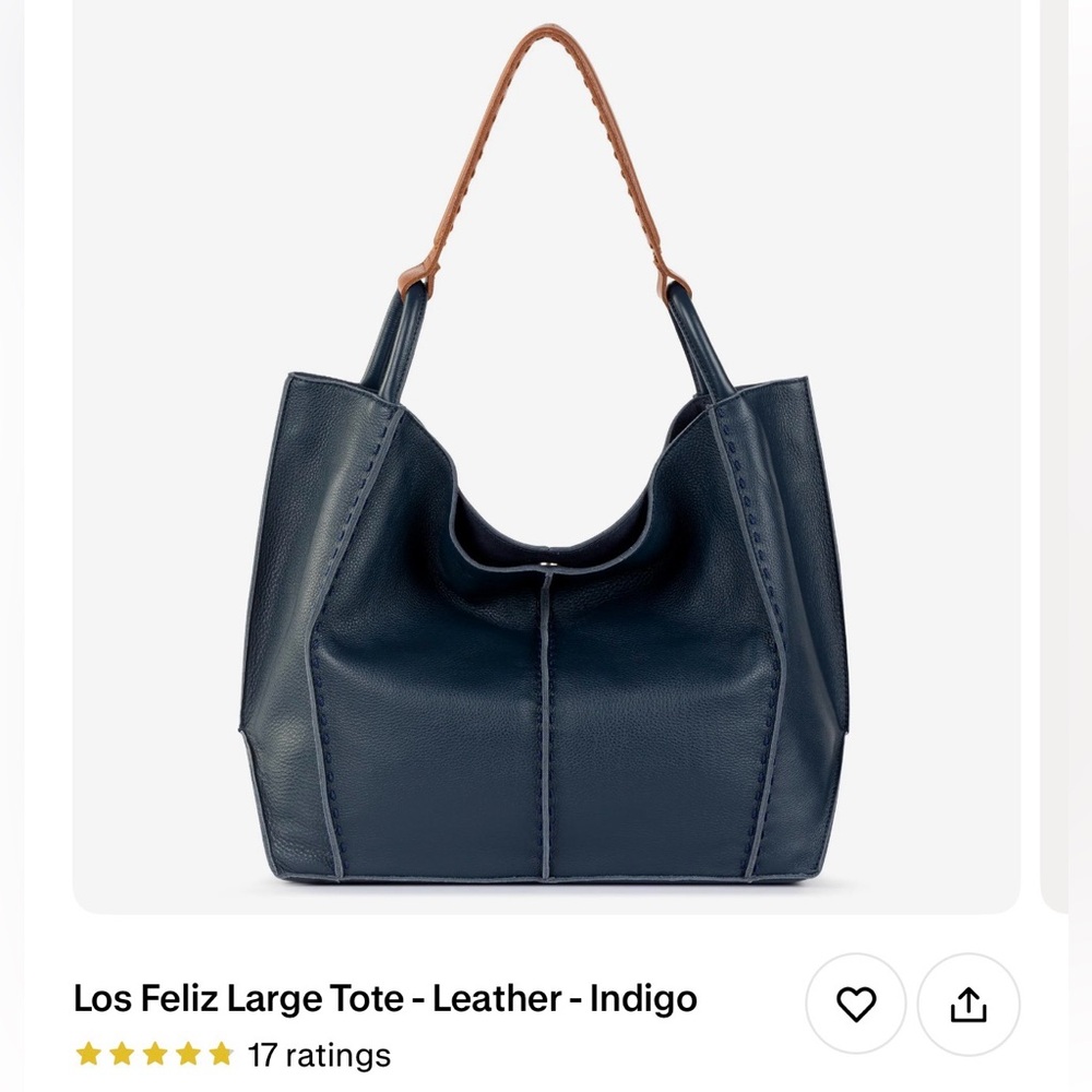 The Sak LosFeliz leather large tote
